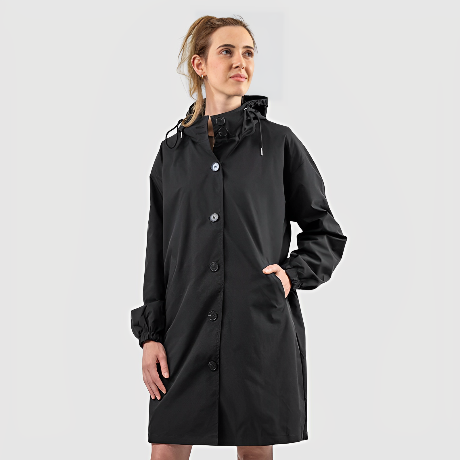 Drune | Women's Rain Jacket Waterproof Lightweight Hooded Outdoor Fit 0