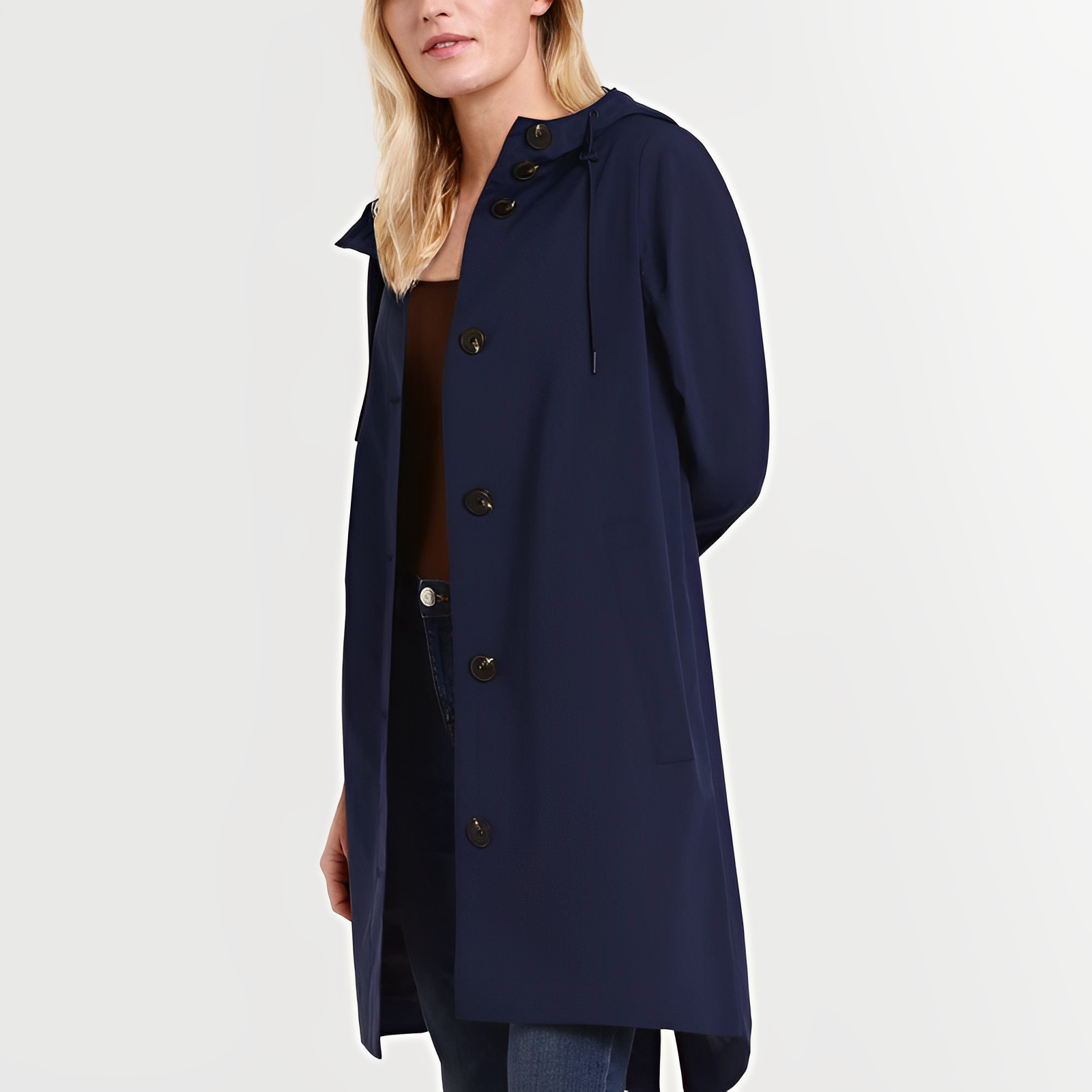 Drune | Women's Rain Jacket Waterproof Lightweight Hooded Outdoor Fit 1