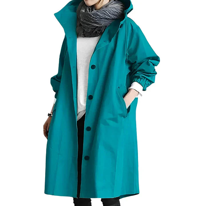Drune | Women's Rain Jacket Waterproof Lightweight Hooded Outdoor Fit 4