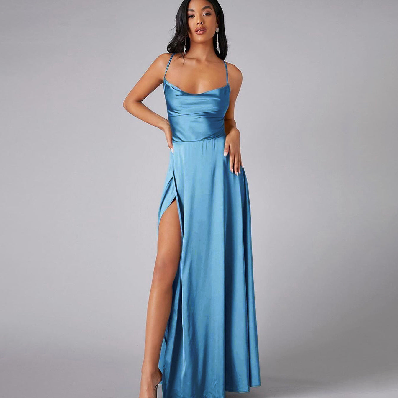 Elara | Elegantes, Fließendes & Stilvolles Damen Maxikleid 4