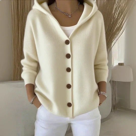 Elizabeth | Weicher und bequemer Kapuzenstrickcardigan 1