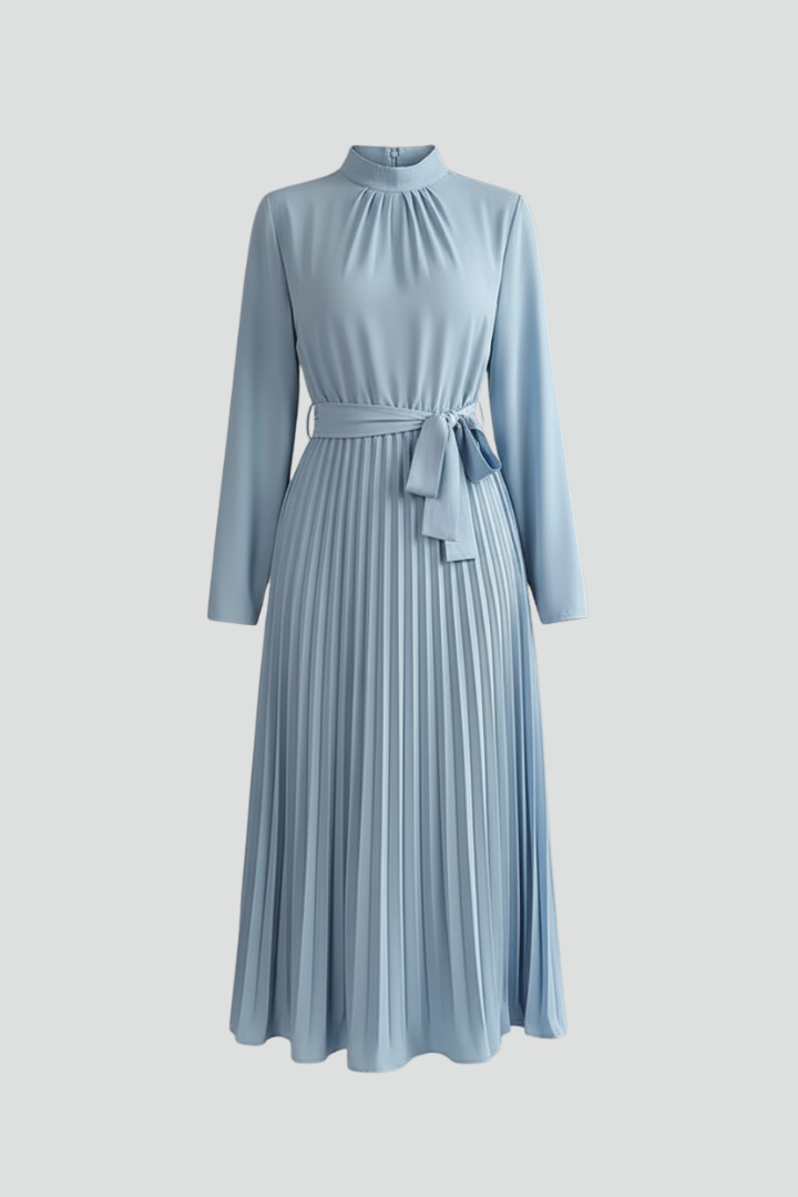 Elowen | Elegantes, Plissiertes Damen Midikleid – Festliche Kleider für Besondere Anlässe 1