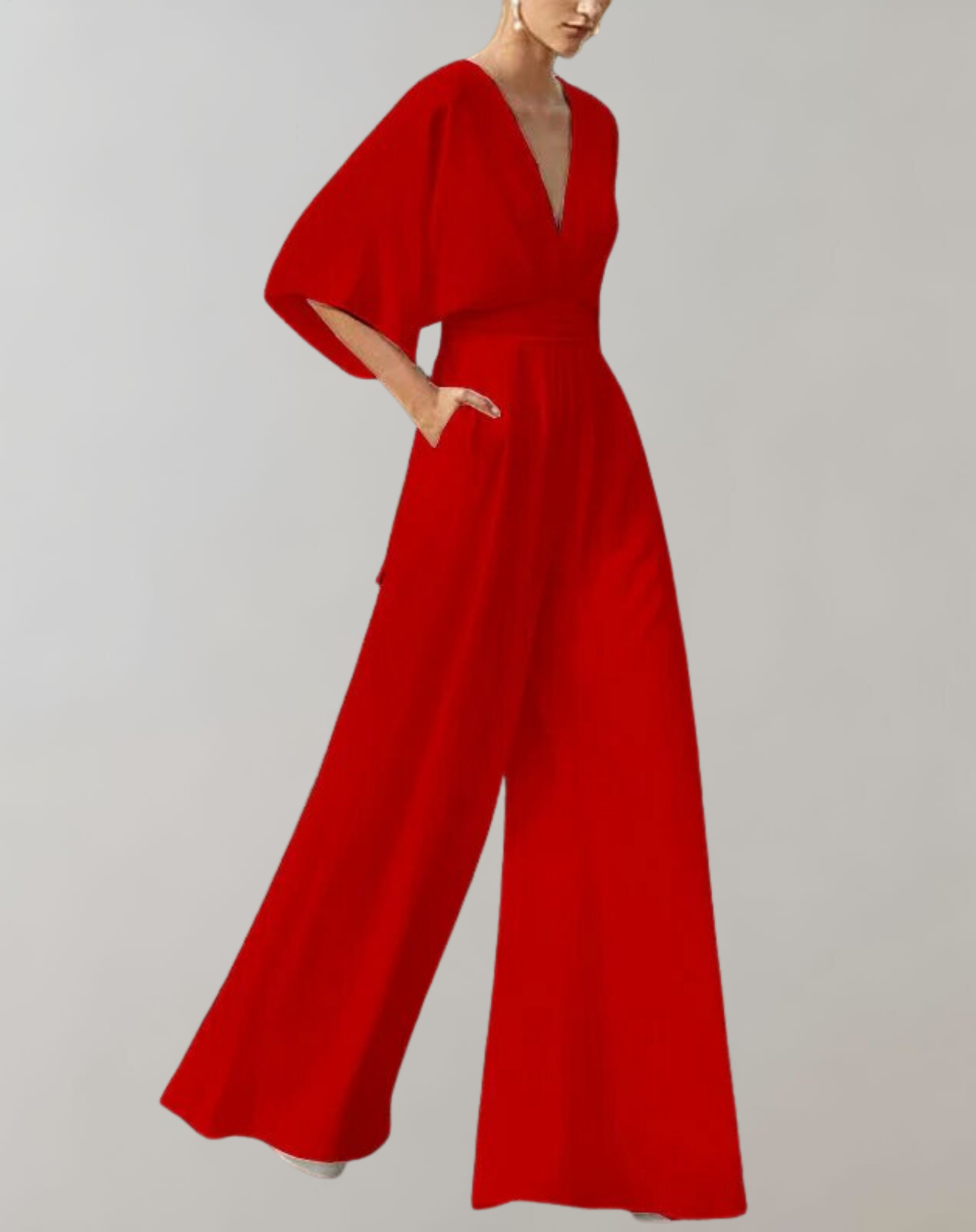 Elysia | Eleganter, Weit Beinig Damen Jumpsuit – Festlich & Schwarz 3