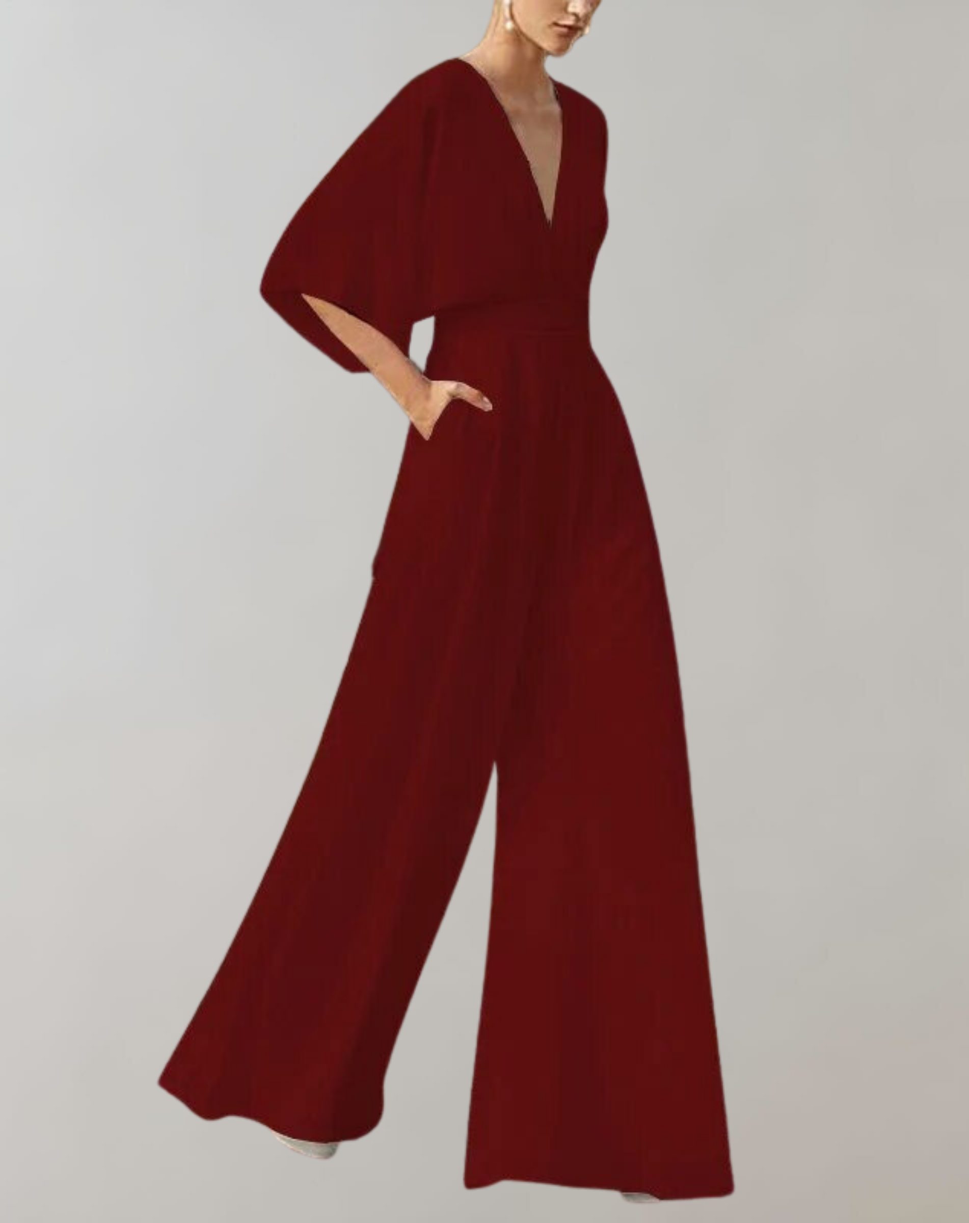 Elysia | Eleganter, Weit Beinig Damen Jumpsuit – Festlich & Schwarz 4