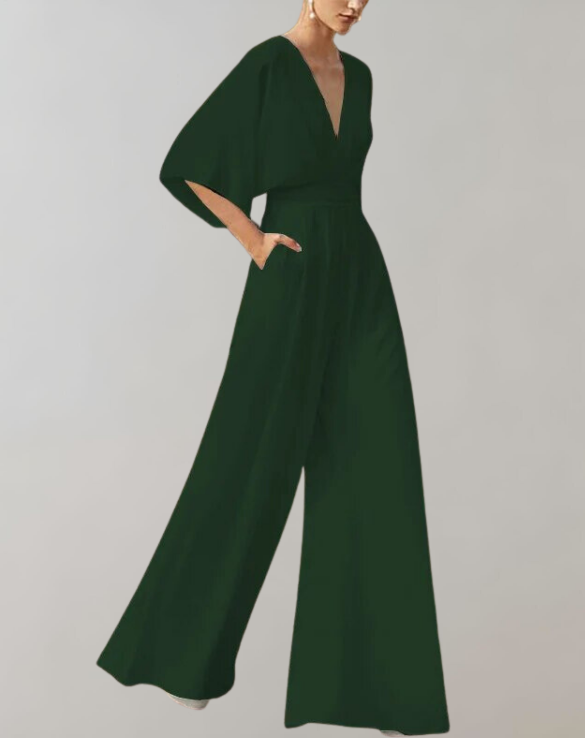 Elysia | Eleganter, Weit Beinig Damen Jumpsuit – Festlich & Schwarz 5
