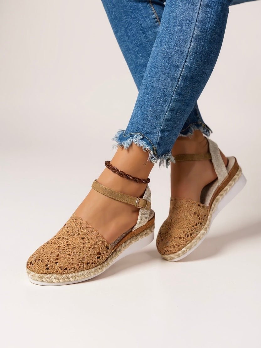 Emma | Bequeme Boho-Häkel-Espadrille-Sandalen 1