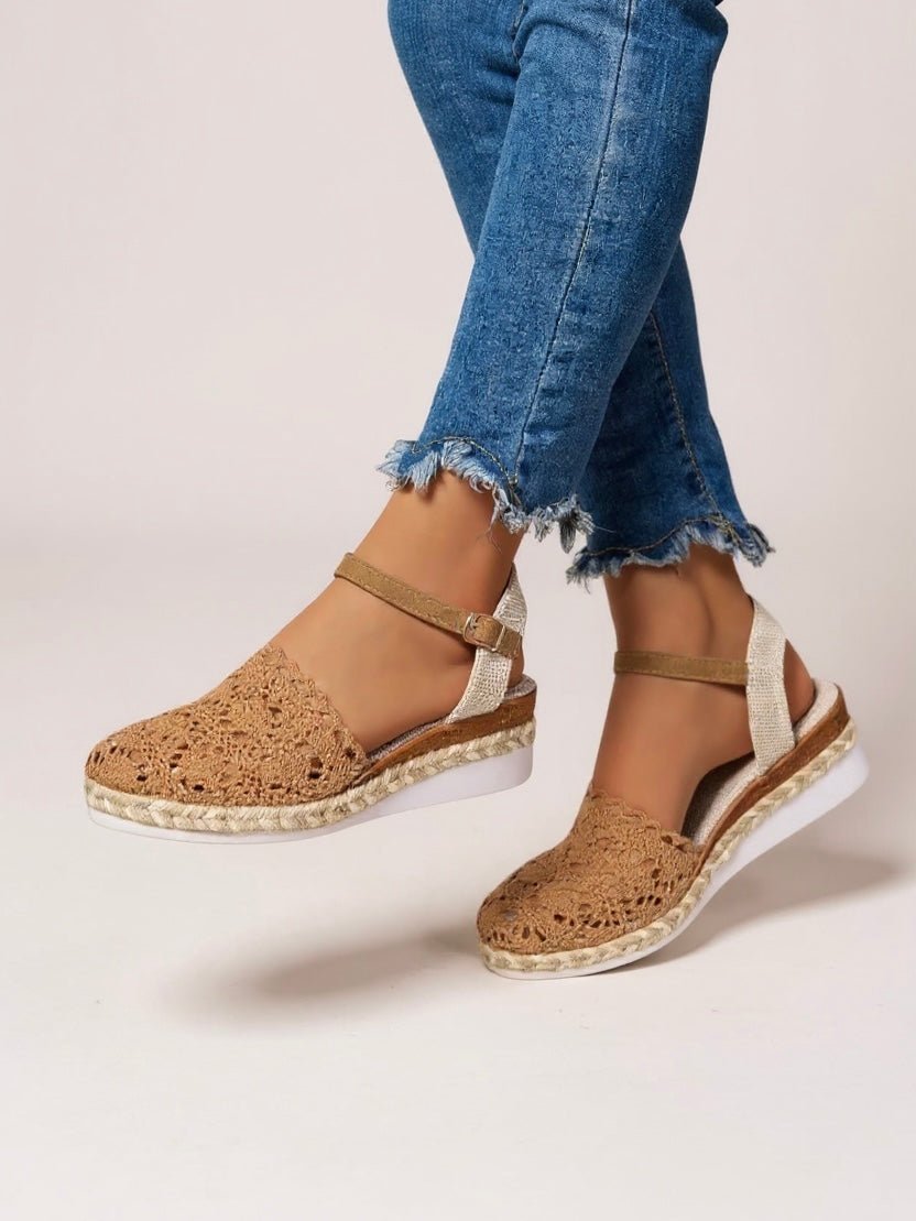 Emma | Bequeme Boho-Häkel-Espadrille-Sandalen 3
