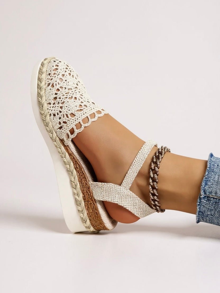 Emma | Bequeme Boho-Häkel-Espadrille-Sandalen 4