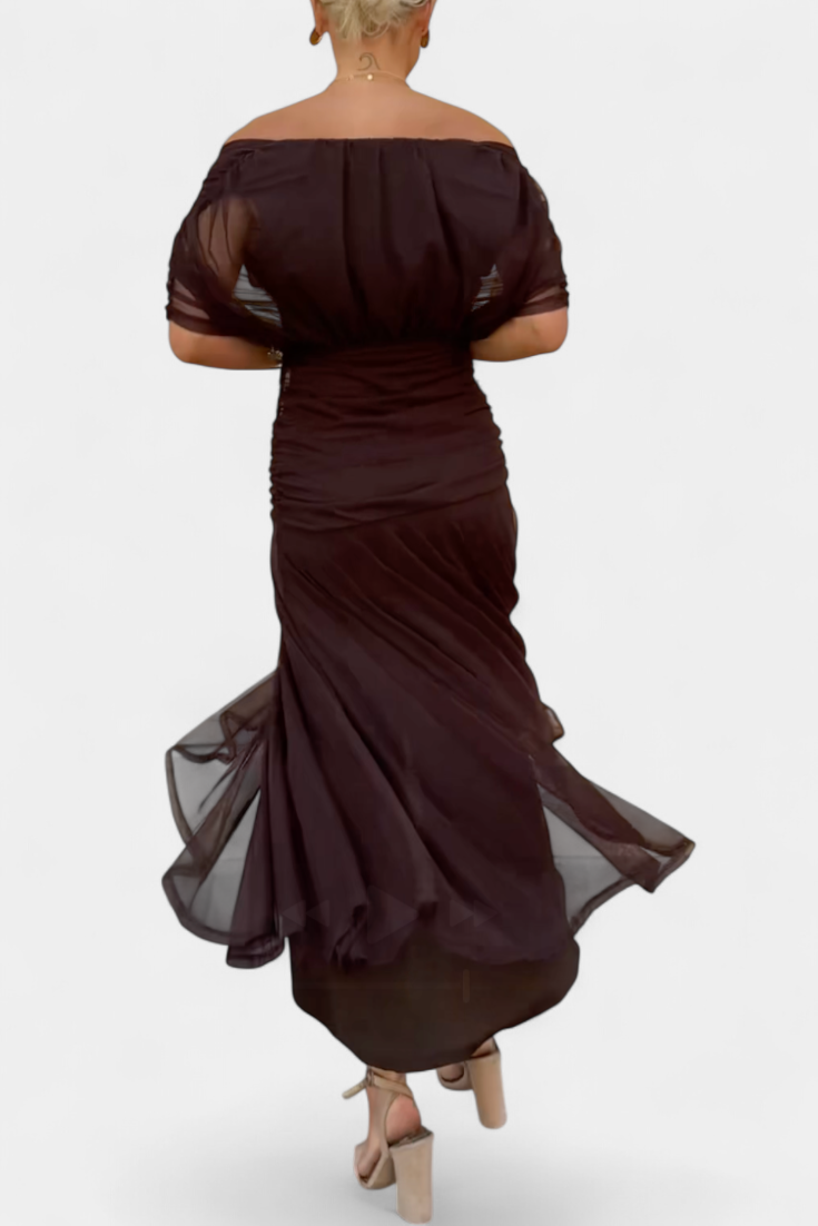 Eryzziah | Elegantes Blumendruck Kleid für Hochzeitsgast – Festliche Kleider Damen 3