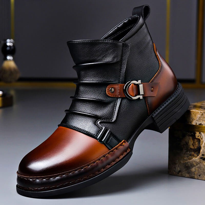 Ethan | Handgefertigte Stiefel aus echtem Leder 0