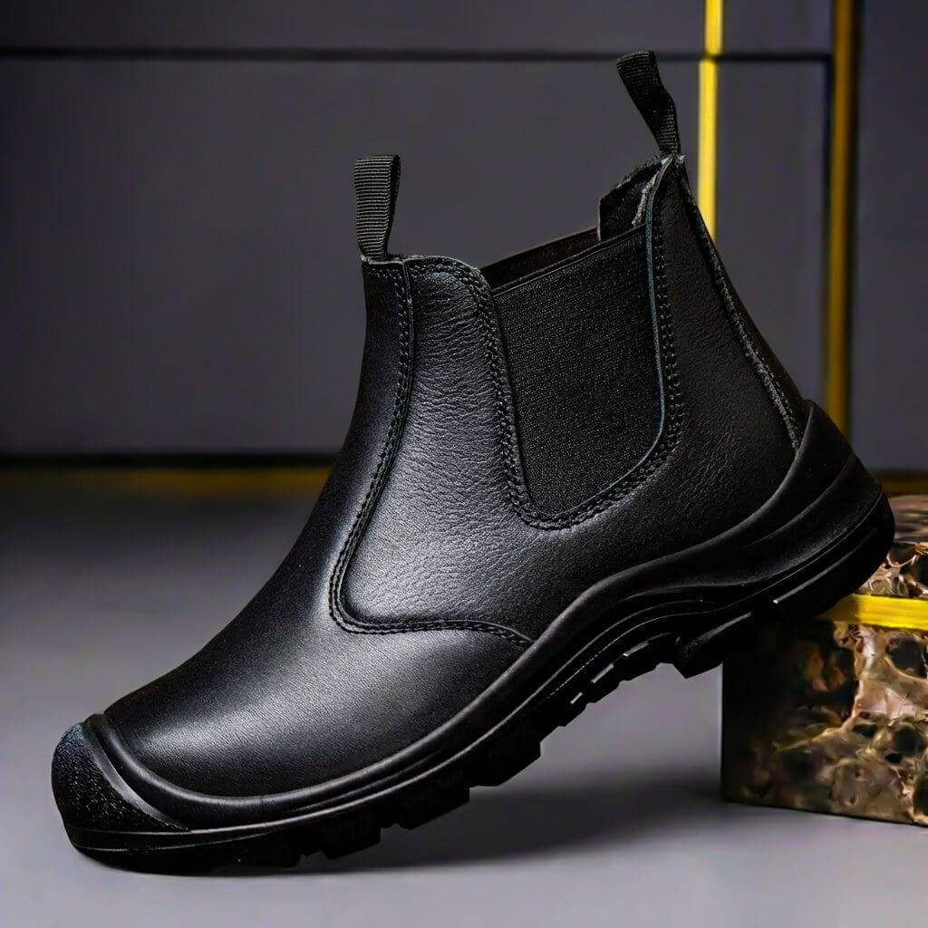Ethan | Strapazierfähige und robuste Lederstiefel zum Hineinschlüpfen 1