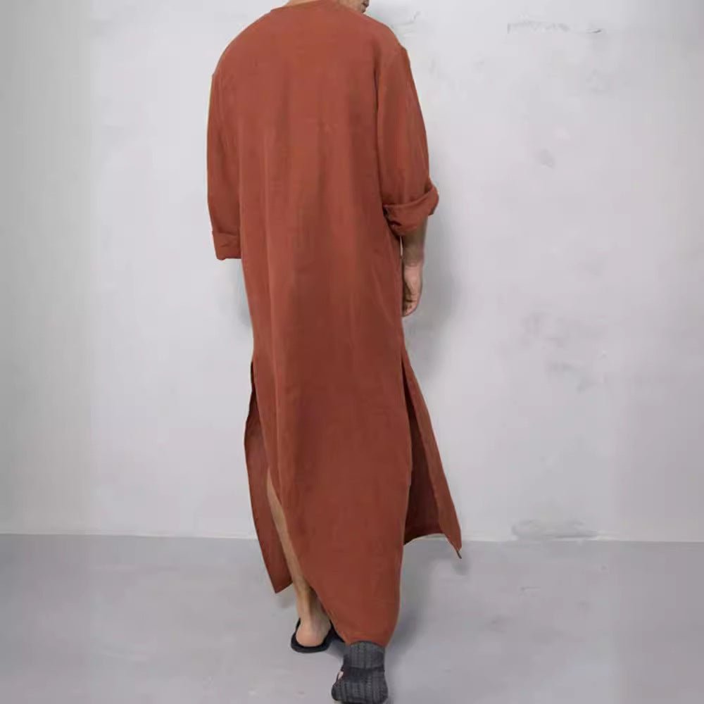 Ethan | Thobe Jubba aus Leinen mit entspannter Passform 3