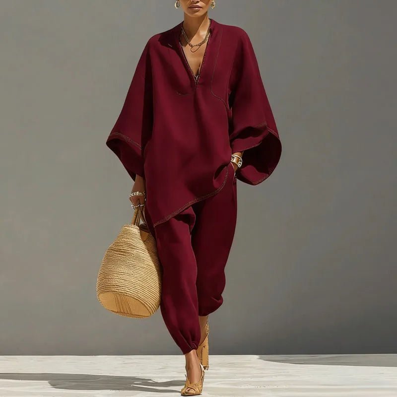 Evelyn | Eleganter Damen Zweiteiler – Bequem, Modern & Ideal für Sommer 6