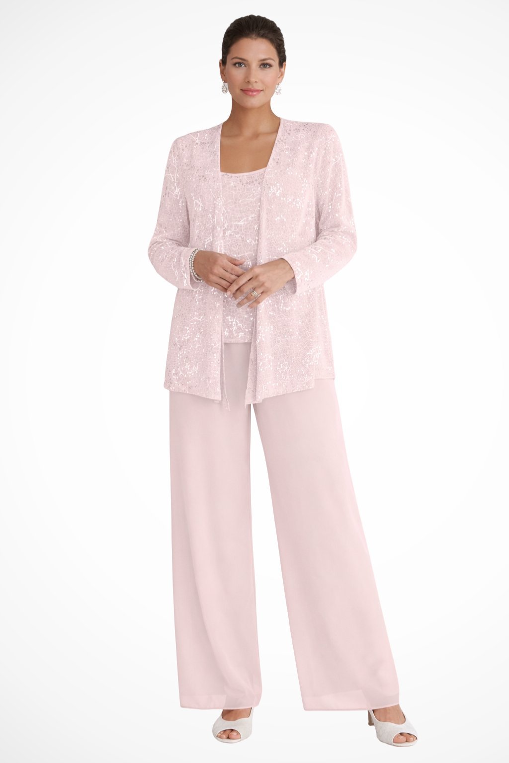 Evelyn | Glamouröses und elegantes dreiteiliges Pailletten-Set 10