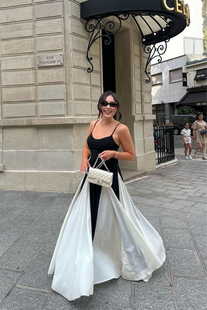 Fayla | Maxikleid Festlich Spitze Elegant Hochzeitsgast Fließend 1