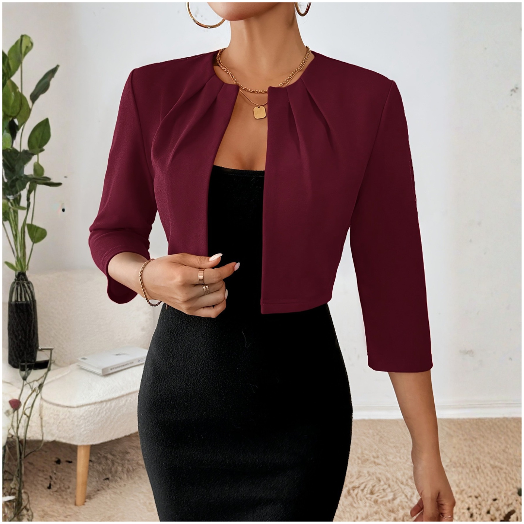 Francesca | Elegante, Kurz Geschnittene Damen Blazerjacke 11
