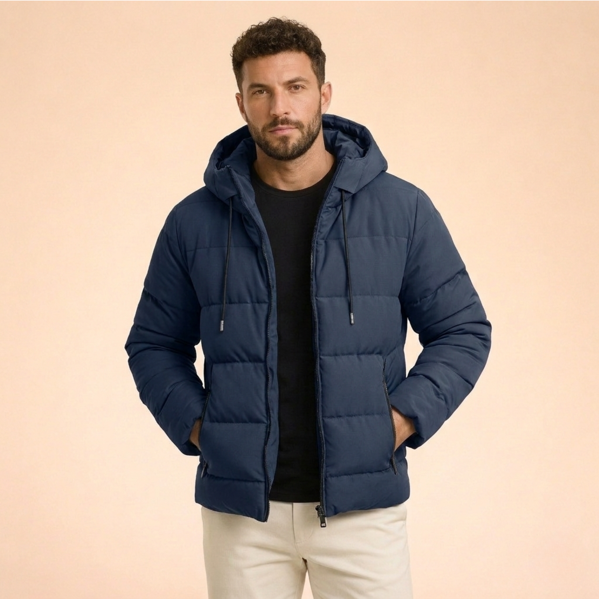 Fynn | Herren Winterjacke – Wasserabweisend, Warm & Modern 3