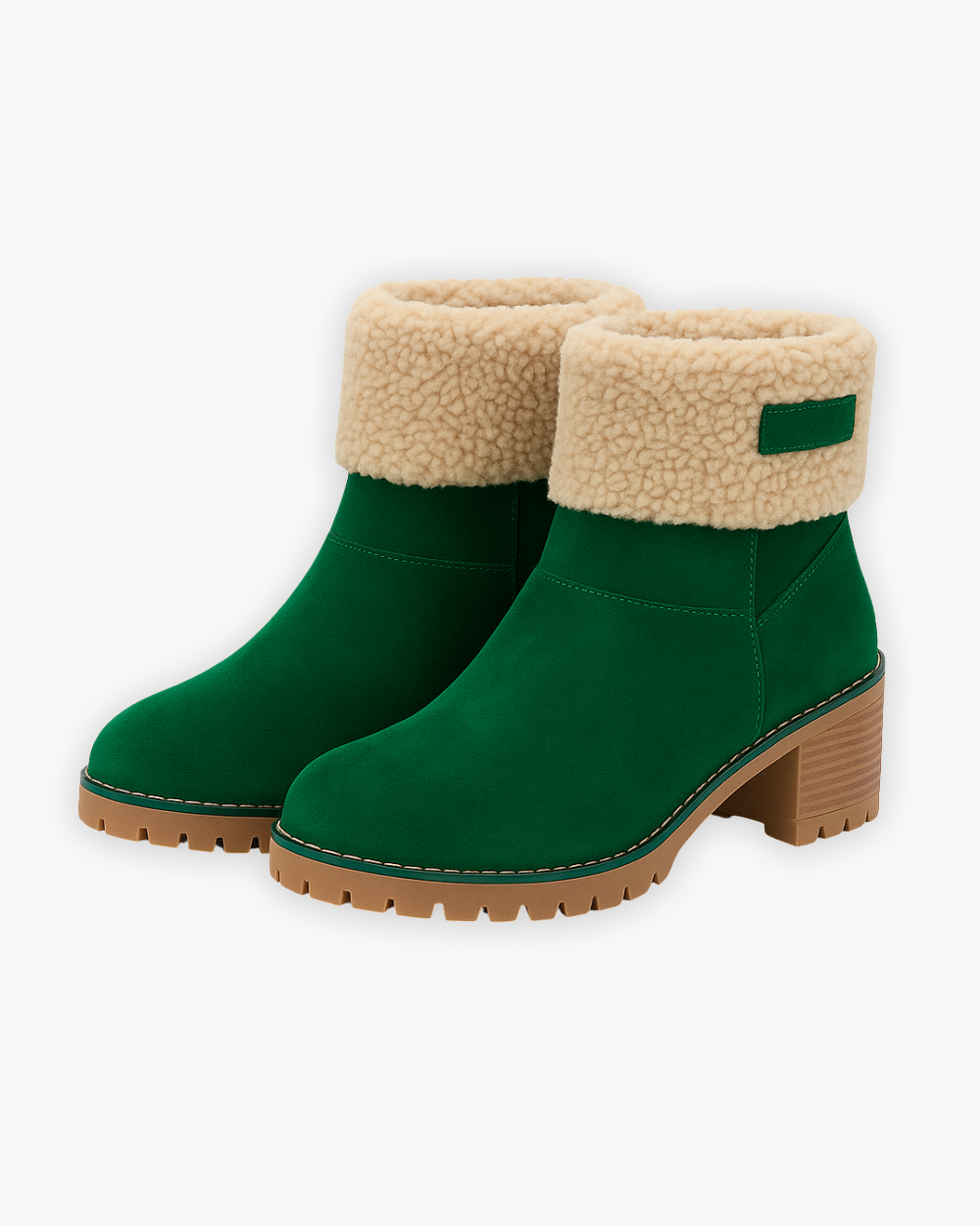 Blockabsatz Winterstiefel mit warmem Futter