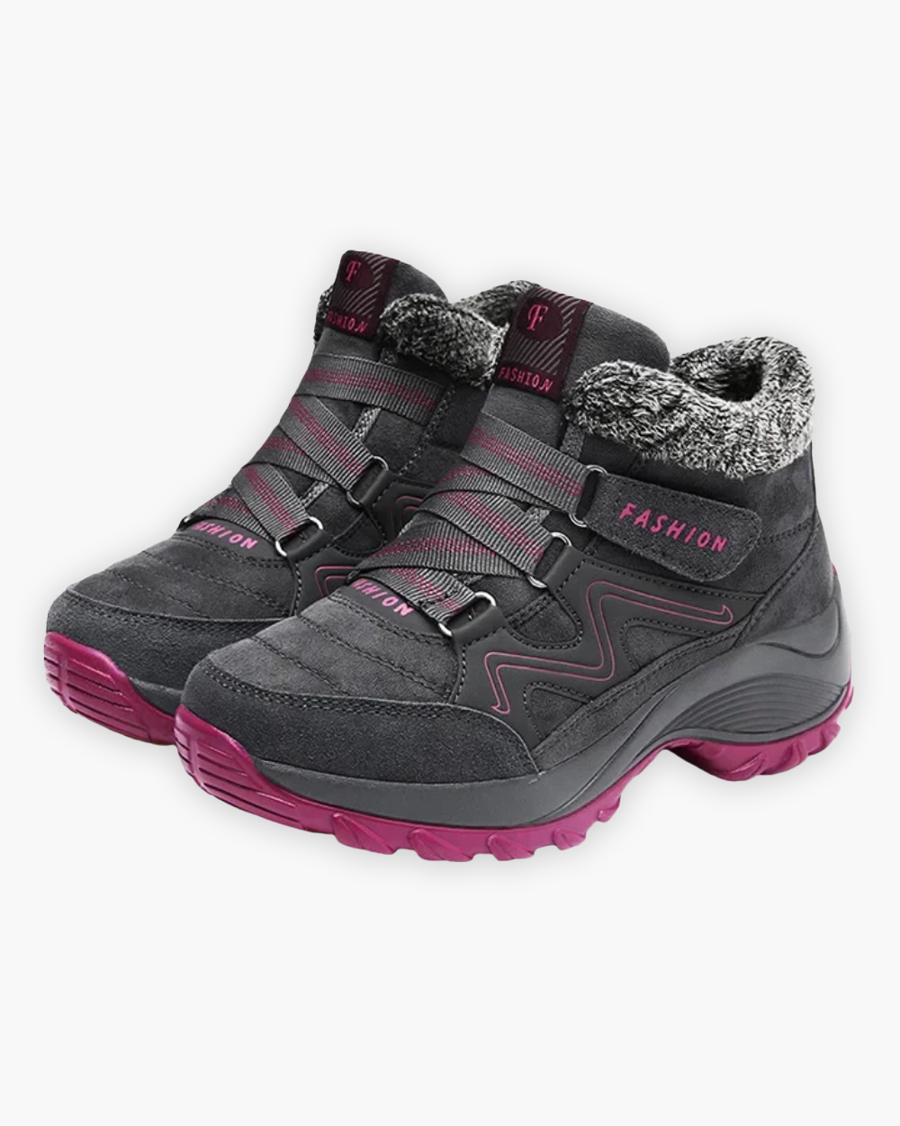 Mid-Cut Wanderschuhe mit ergonomischer Sohle und Warmfutter