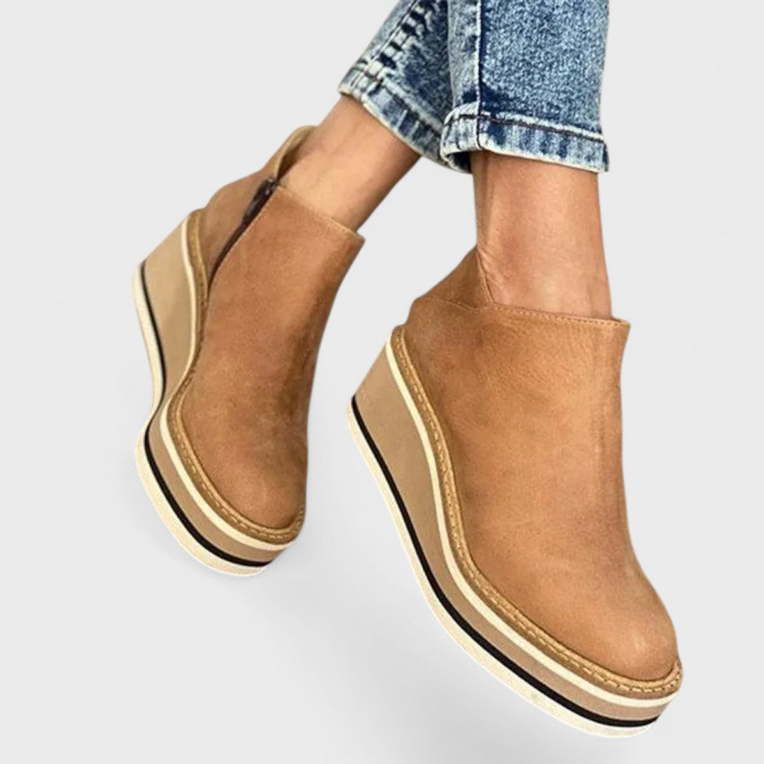 Harper | Bequeme und wasserdichte Plateau-Stiefel 0
