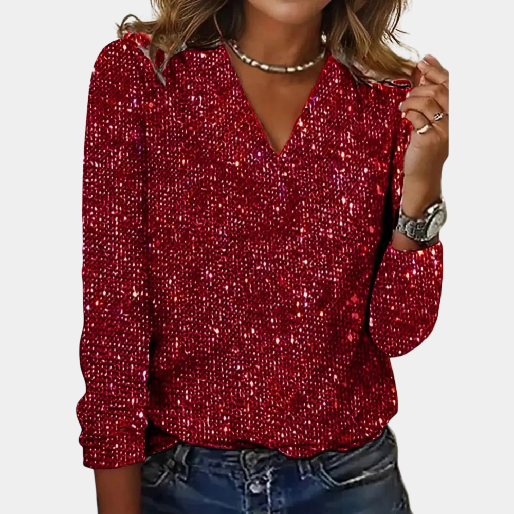Heidi-Mode | Elegantes, Glitzerndes & Vielseitiges Damenoberteil 5