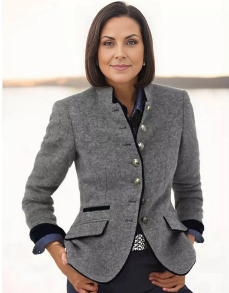 Heidi | Elegante Damenjacke – Urbaner Schnitt, Stehkragen & Kurzjacke für jeden Anlass 8