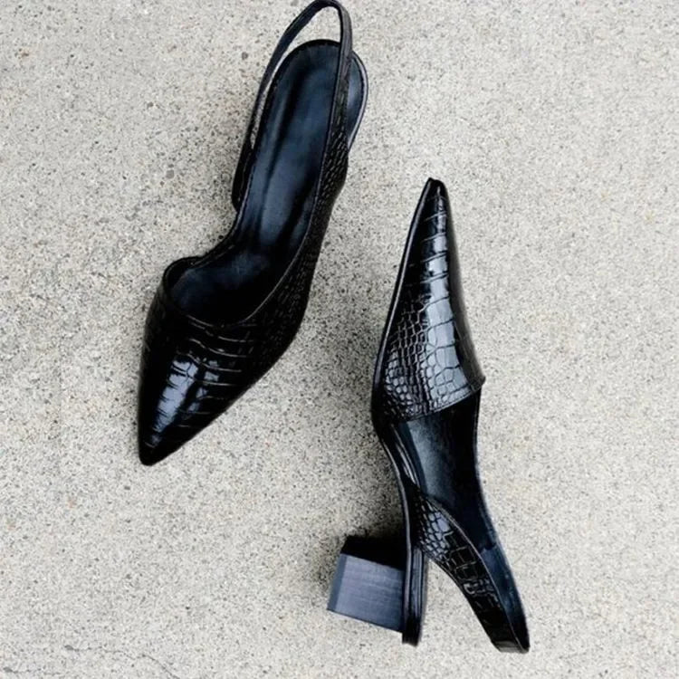 Heidi | Elegante, Bequeme Damen Pumps in Schwarz & Beige – Ideal für Business und Abendveranstaltungen 3