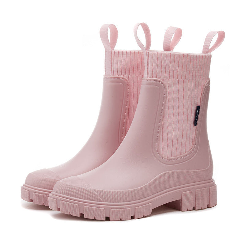 Helle | Wasserdichte, Antirutsch Gummistiefel Damen für Regenwetter 8