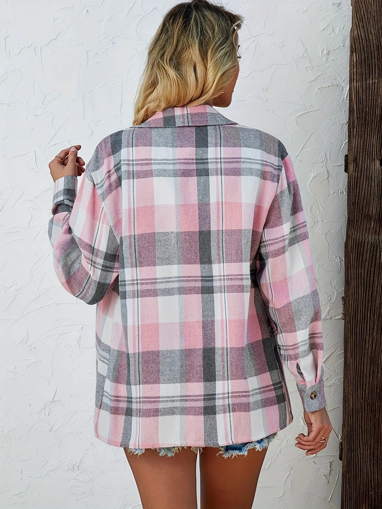 Hera | Lässiges, Weiches Damen Hemd Kariert aus Flanell – Langärmlig & Übergrößig 5