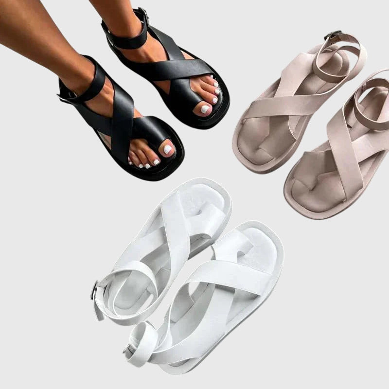 Imogen | Bequeme & Stilvolle Riemchen-Gladiator-Plateausandalen für Damen 8