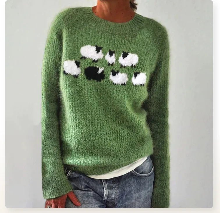 Isabella | Lebhafter und kuscheliger Retro-Streifenpullover 5
