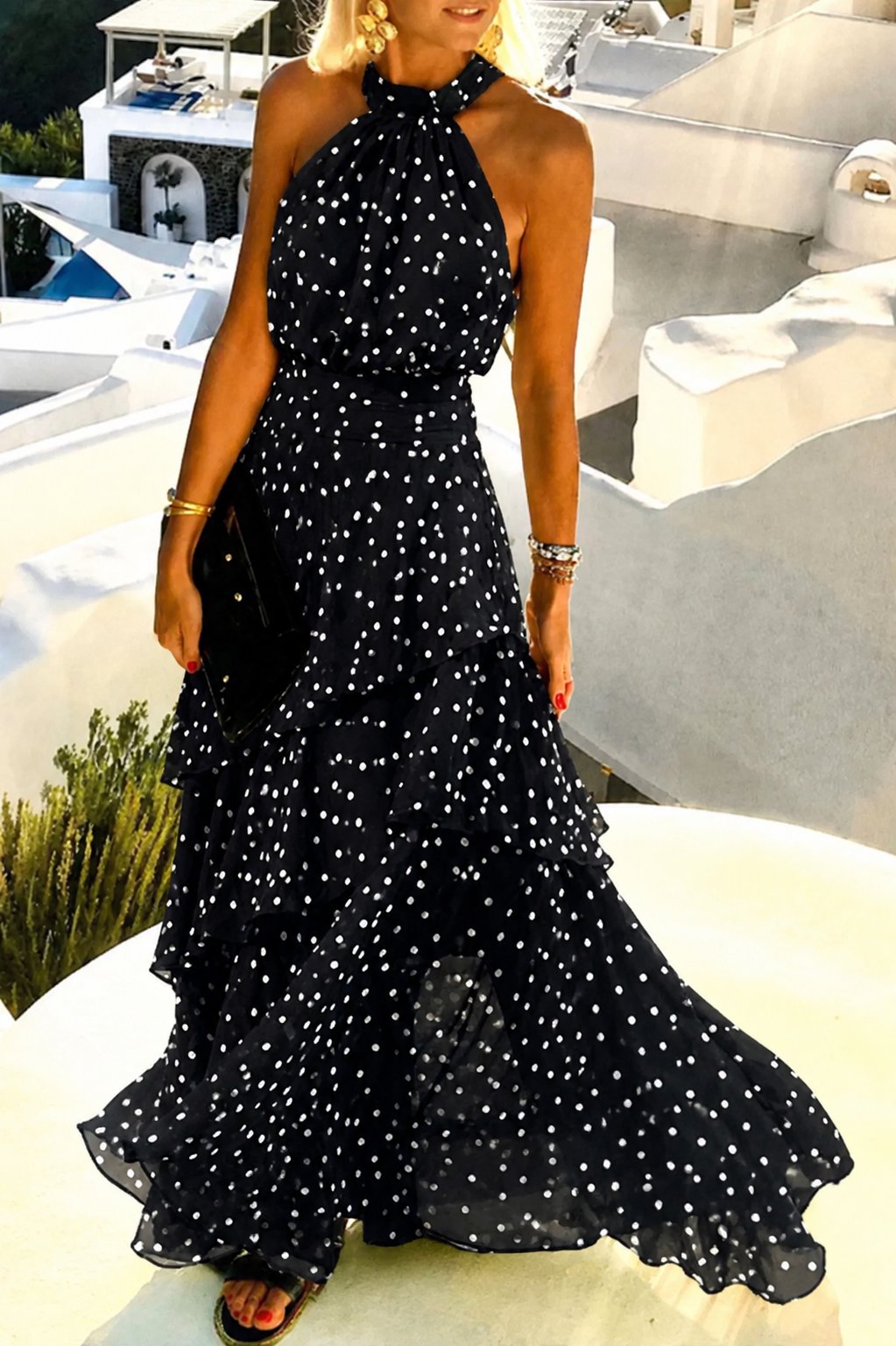 Isla | Elegantes Maxikleid Sommer – Fließendes & Verspieltes Design für Damen 3