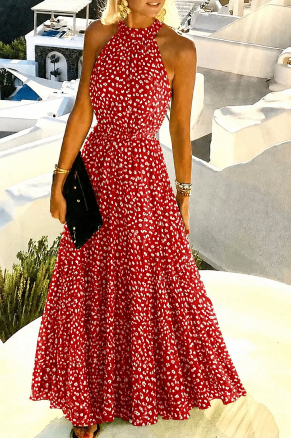 Isla | Elegantes Maxikleid Sommer – Fließendes & Verspieltes Design für Damen 4