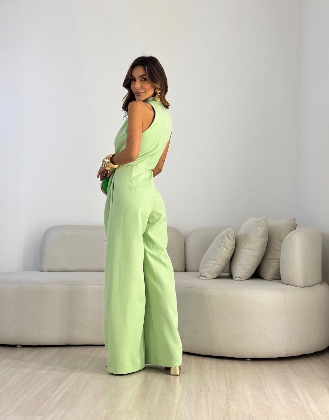 Ismerie | Eleganter Jumpsuit Damen Festlich – Fließend, Bequem & Ideal für Sommerpartys 1