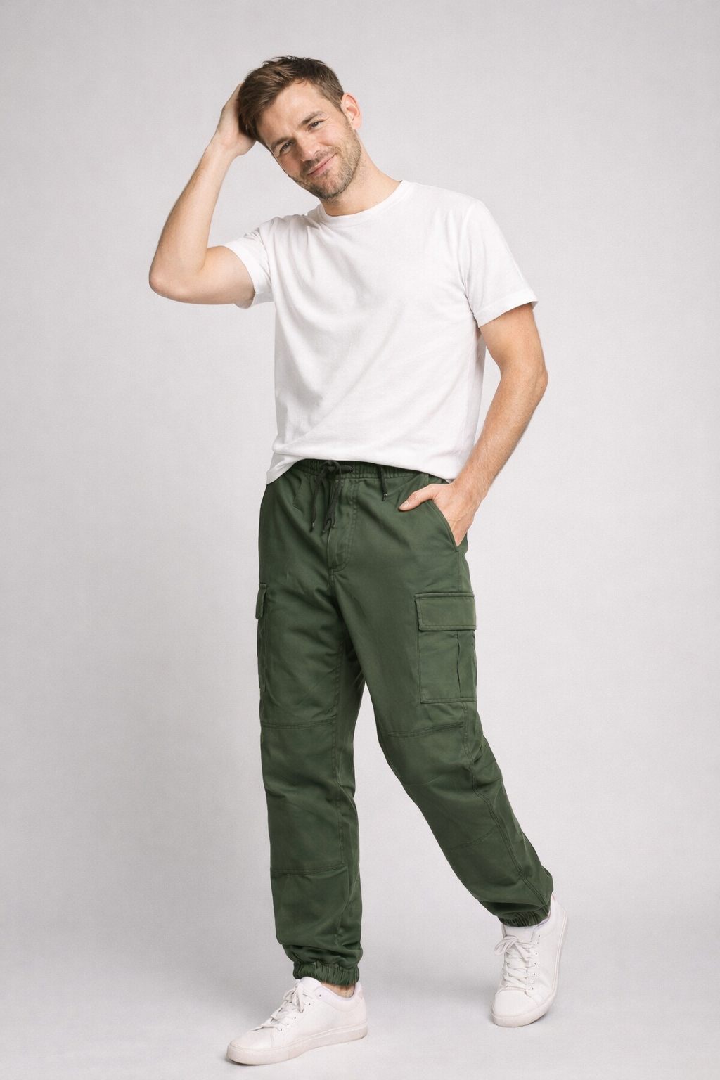 Julius | Cargohose Männer Relaxed Fit Sportlich Bequem Tapered 1