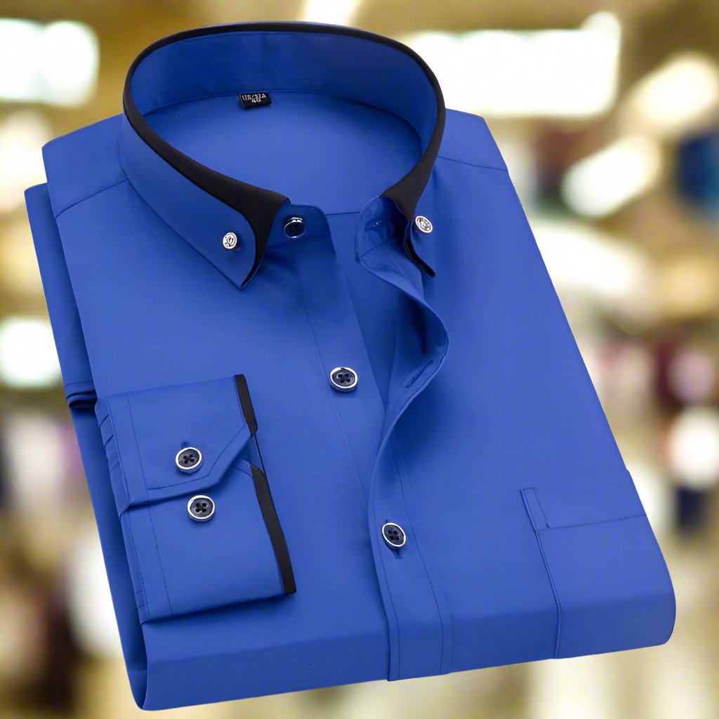 Julius | Herrenhemd Langarm Baumwolle Modern Fit Atmungsaktiv Elegant 4