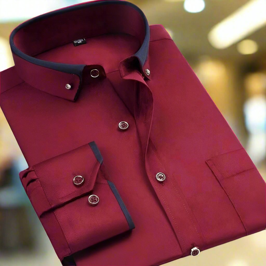 Julius | Herrenhemd Langarm Baumwolle Modern Fit Atmungsaktiv Elegant 5
