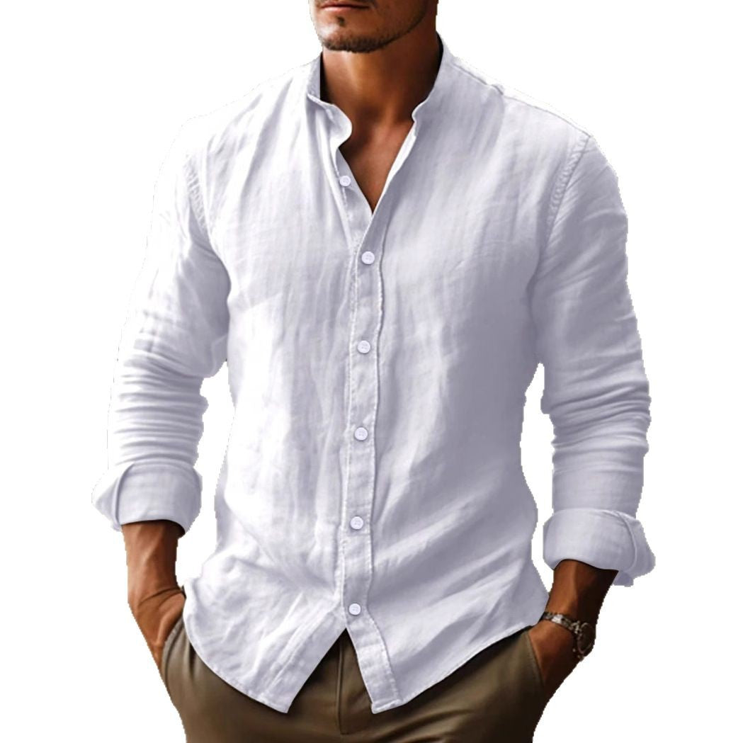Kairo | Leinen Hemd Herren Bügelfrei Atmungsaktiv Sommerstil Elegant 5