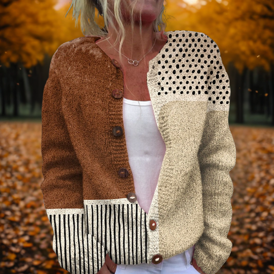 Lana | Strickjacke mit Polka-Dots 0