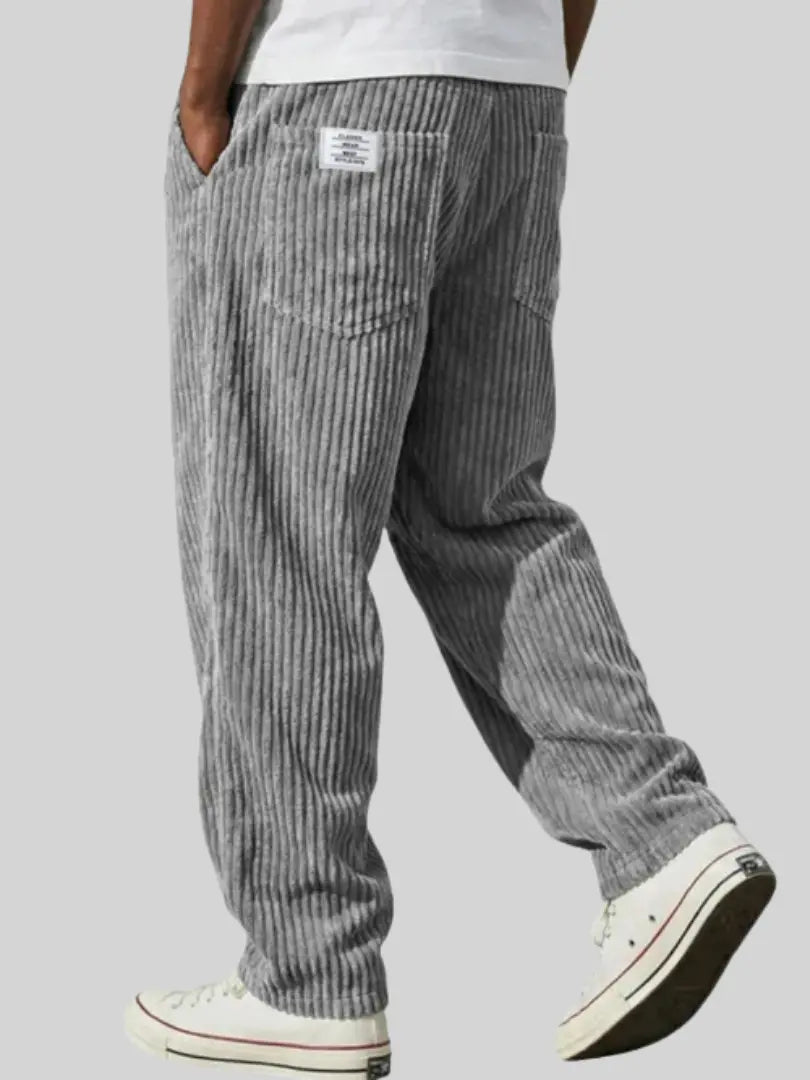 Laurent | Elegante Locker Sitzen Herrenhose aus Hochwertigem Cord 0