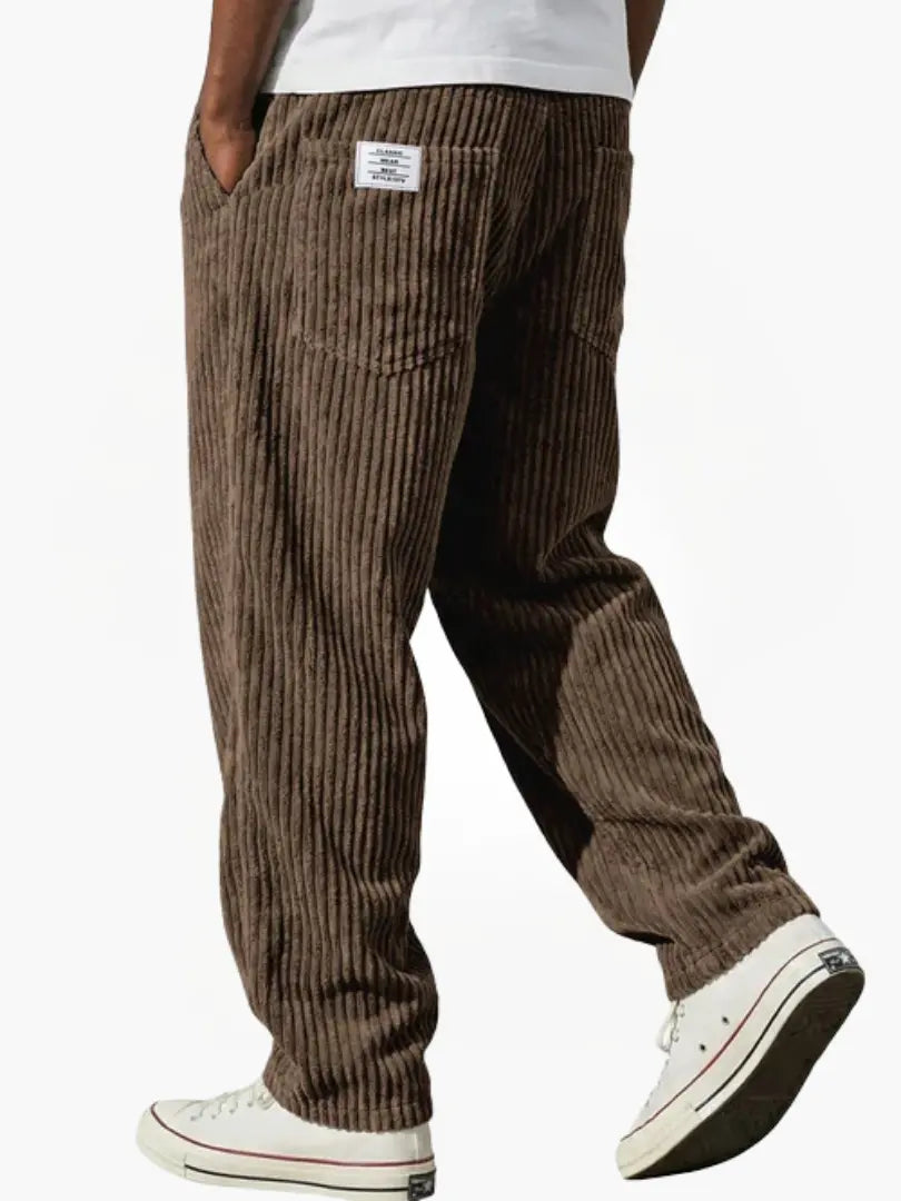 Laurent | Elegante Locker Sitzen Herrenhose aus Hochwertigem Cord 10