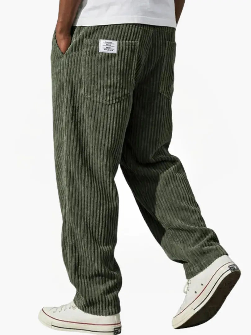 Laurent | Elegante Locker Sitzen Herrenhose aus Hochwertigem Cord 8
