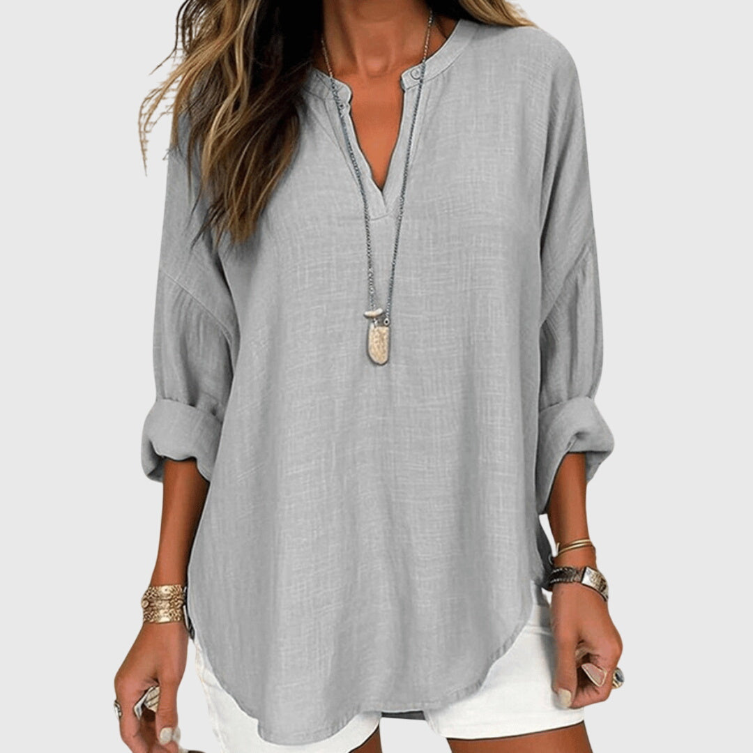 Lena | Atmungsaktives, Elegantes Strandshirt Damen – Fließendes Design für Stilbewusste 4