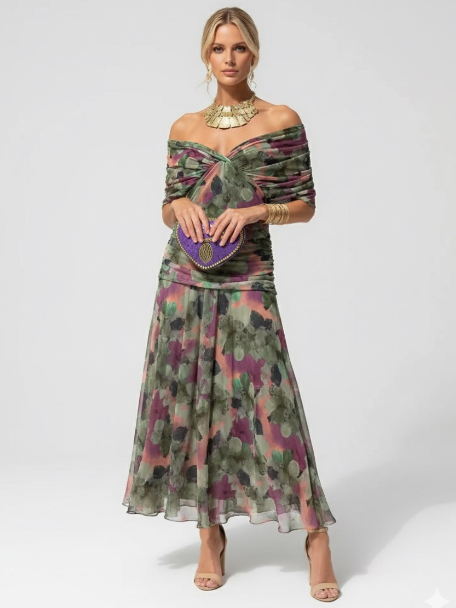 Lina | Elegantes, Fließendes & Feminines Festliches Kleid für Damen 0