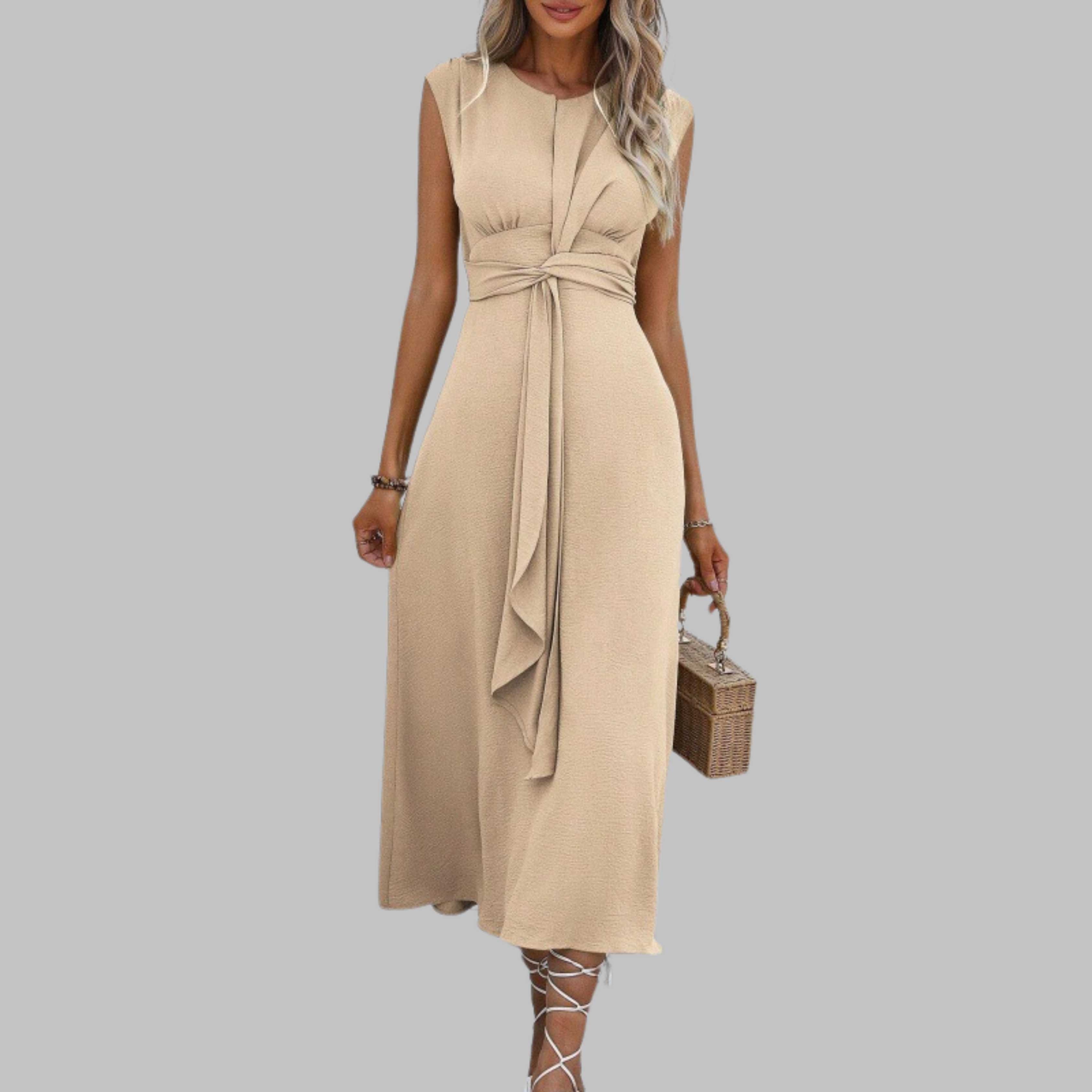 Liora | Elegant Tailliertes Midikleid – Fließend & Ideal für Sommeranlässe 5
