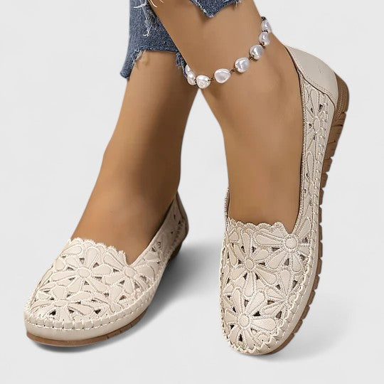 Livia | Atmungsaktive, Bequeme & Stilvolle Damen Slip-on-Flats 6