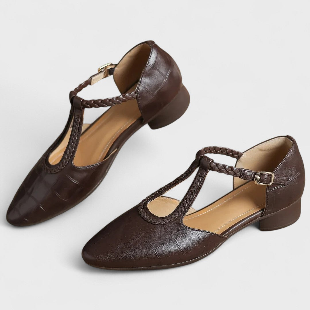 Livia | Bequeme Mary-Jane Schuhe Damen aus Leder 3