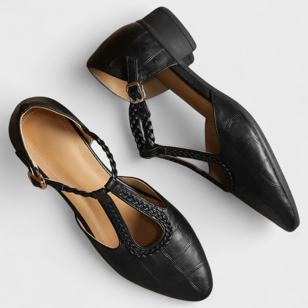 Livia | Bequeme Mary-Jane Schuhe Damen aus Leder 4