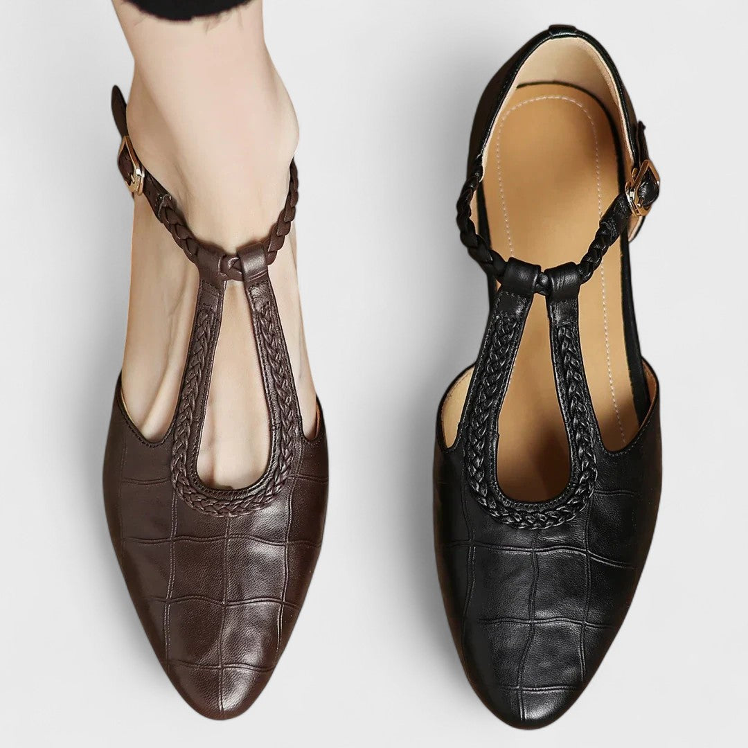 Livia | Bequeme Mary-Jane Schuhe Damen aus Leder 6