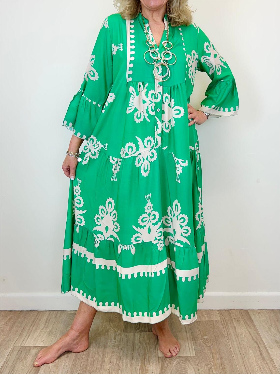 Livia | Elegantes Blumendruck Maxikleid Sommer für Damen 2